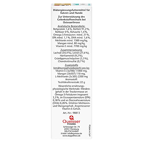 Doppelherz Gelenk Öl für Katzen und Hunde – Zur Unterstützung des Gelenkstoffwechsels bei Osteoarthrose – 250ml - Image 6