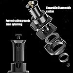 YHUEGH Commercial Coffee Portafilter Cleaner, 30W Electric Automatic Portafilter Cleaning Machine with 3 Brush Head, 3s Fast Clean, for Home, Cafe, Restaurant etc - Image 4