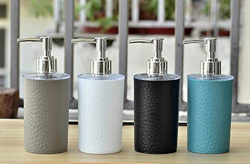 Image of Unbreakable Liquid Soap /Liquid /Shampoo /Hand wash /Sanitizer /Lotion Dispenser Bottle for Kitchen, Wash-Basin and Bathroom 350 ml Dispenser (Blue,White,Grey,Black)