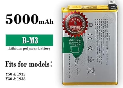 Image of THE BATTERY STORE Original B-M3 Battery for Vivo Y30 / Y50 Battery with 6 Month Warranty**** (PPP279)