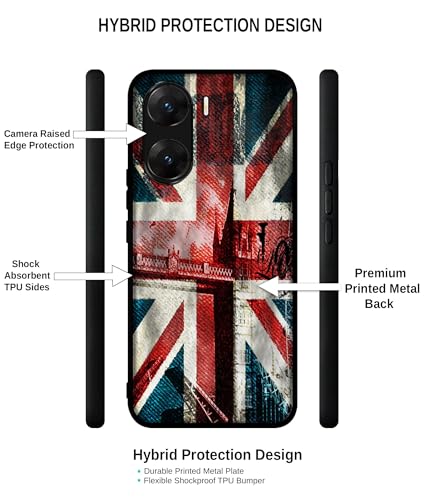 Image of Music Men Design Premium 2D Printed Metal Back Case Cover for Vivo V29E 5G
