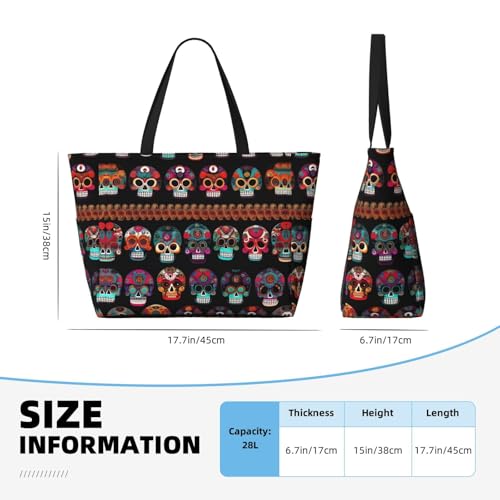 Sac crâne mexicain imperméable pour protéger vos affaires - 4