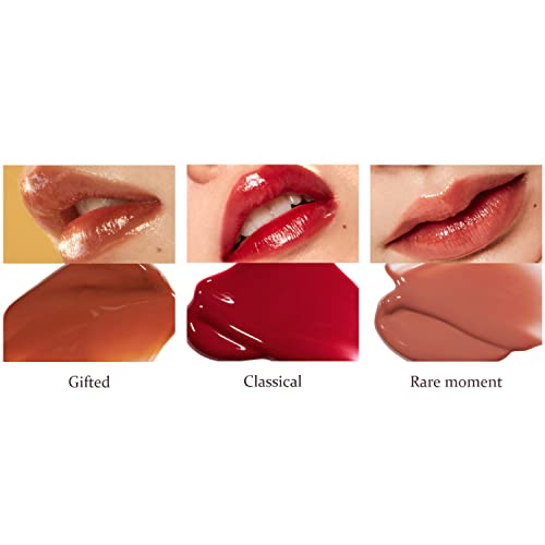 Hince Mood Enhancer Water Liquid Glow - Non-Sticky & Waterproof Lip Stain For Women - Long Wearing Lip Gloss For Natural And Glass Glow - Moisturizing Liquid Makeup, 0.16 Fl.oz. (Borderless) #TOP6