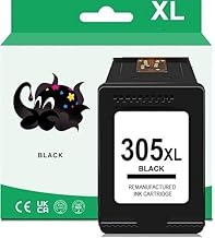 ILLICOENCRE 305XL Noir DeskJet 2800e 2820e 2810e 4220e 4222e 4120 4130 2700e 2722 2710 2720 2721 Cartouches d'encre Remplacement pour HP Cartouche 305 XL Envy 6010 6020 6022 6030 6032 6420 6430 6432.