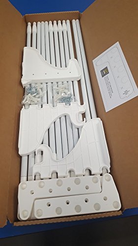 Ez Shelf - Diy Closet Organizer Kit - Expandable To 12.2 Ft. Of Hanging & Shelf Space - White #TOP7