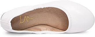 LM Women's Ballet Flats Round Toe Slip On Flats Shoes Casual Dress Shoes Foldable Portable Travel Ballet Flat