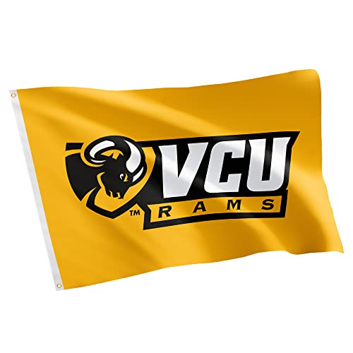 Desert Cactus Virginia Commonwealth University VCU Flag - 3 x 5 Feet Rams Flag, Indoor/Outdoor Durable Fabric, 100% Polyester Design (Style 5)