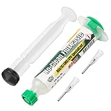 Lötpaste Flussmittel Bruttogewicht: (0.7oz/20g) 10mL Spritze Spritzelötpaste Löten Flussmittel, die Spritze Design macht es sehr einfach zu drücken und reibungslos auf die Komponenten.