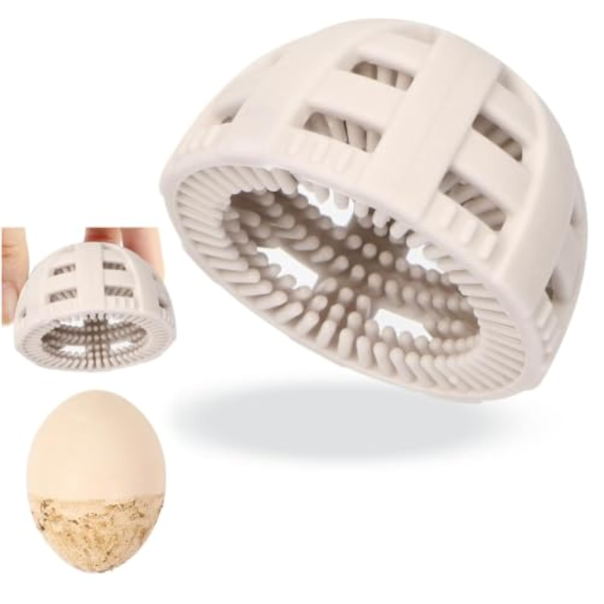 Mini Silicone Egg Cleaning Brush Scrubber for Food