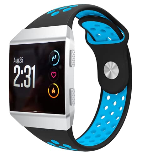 Strap-it Sportarmband Blau - Passend für Fitbit Ionic - Armband für Smartwatch - Ersatzarmband