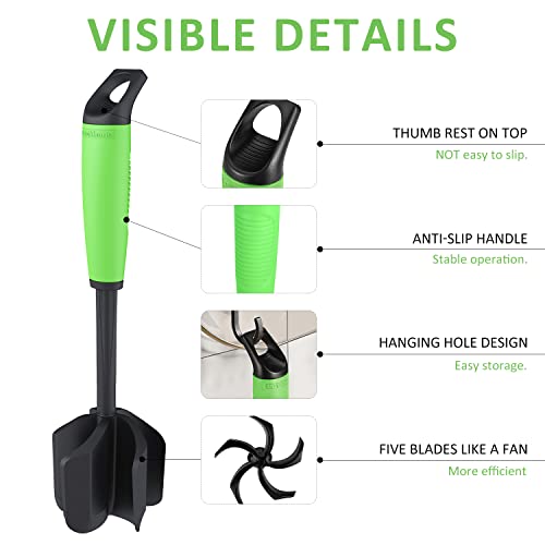 Ourokhome Kitchen Meat Breaker Crumbler, Hamburger Ground Beef Chopper For Kitchen, Heat Resistant And Stable Operation Meat Cooking Utensil, Great For Mixing And Stirring Fruit Juice, Green #TOP1