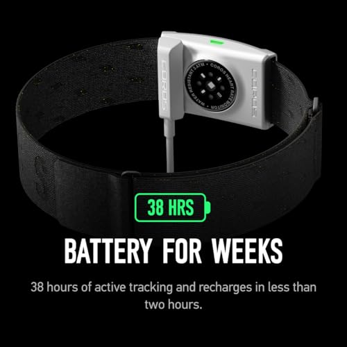 Image of COROS Heart Rate Monitor, Comfort, Easy to wear, Auto-wear Detection, Advanced Sensor, Precise Data, Bluetooth, 38 Hours Battery Life, Connects up to 3 Devices at Once