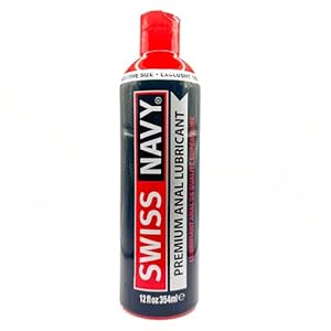 SWISS NAVY Silicone Based Personal Lubricant & Anal Lubricant Gel for Men, Women, Couples, Latex-Safe Long Lasting Personal Lubrication, Works Underwater, Paraben Free & Glycerin Free, 12 Oz