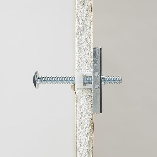 Mungo MQ Quattro Nylon Plug Anchor, 2-3/8 inch Length, 1/2 inch Plug and Drill Diameter, Box of 25, Premium Grade Enhanced Load Drywall, Concrete, Brick, and Stone Anchor