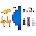 Metal Machines T-Rex Attack Building Trackset with Mini Racing Car for Unisex Children