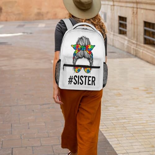 Mochila escolar para portátil 15.6 viaje estudiantes adolescentes 6