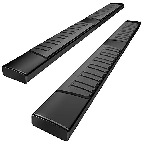 YITAMOTOR 6 Inches Running Boards Compatible with 2015-2025 Ford F-150 SuperCab, 2017-2024 Ford F250 F350 SuperCab Aluminum Black Side Steps Nerf Bars 15-25-Black Flat-Black