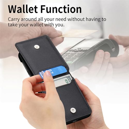 Étui Z Flip 5 4 3 kaki avec fente carte idéal pour votre quotidien - 2