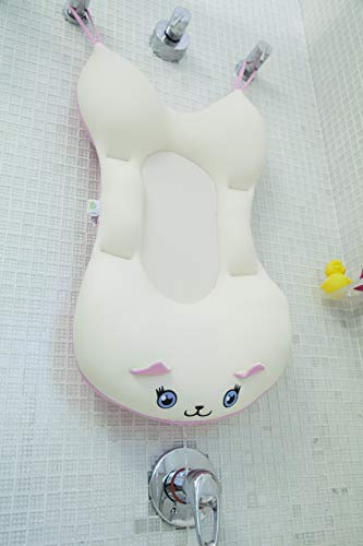 Almofada De Banho Gatinha Agata, Baby Pil, Crème/Rosa