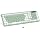 RECCAZR Wireless Keyboard Silent for Office and Home(Avocado Green) - 8