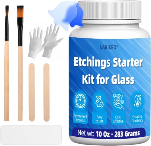 Studio Pro Glass Etching Stencils Kit