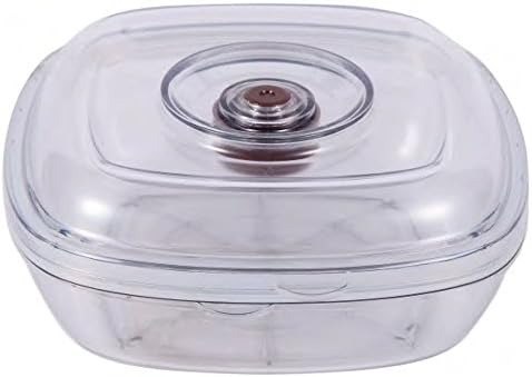 Ultimate Kitchen 1 Liter Food Storage Vacuum Sealer Canister, Connects to Ultimate Kitchen Vacuum Sealers, High-Strength Durable Design