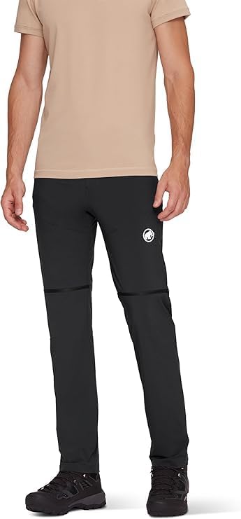 Mammut Mens Outdoor Hiking Zip-Off Pants, Lightweight and Quick-Dry Recycled Stretch Fabric for Mountaineering and Everyday Terrain, Black, US 36 - Image 2
