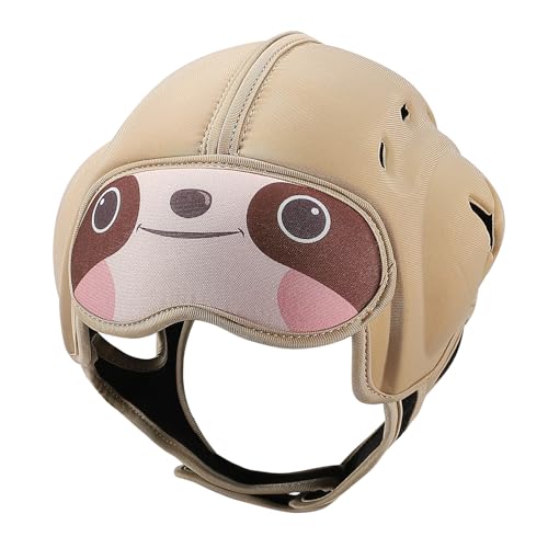 Image of Mambobaby Baby Head Protector Baby Helmet for Crawling Walking- Extra-Thick Deep Forehead Padding, Toddler Helmet 6-24 Months, Infant Safety, Ultra-Light Soft Desig-Sloth