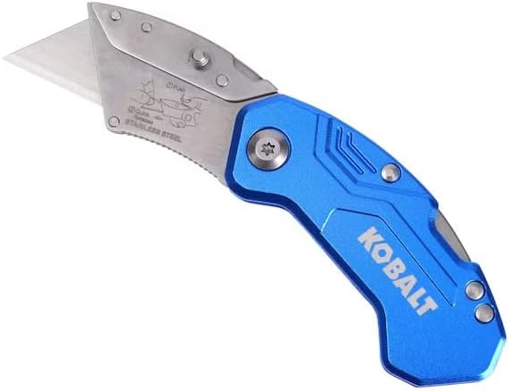 K.balt Blue Pocket Lockback 3/4-in 1 -Blade Folding Utility Knife
