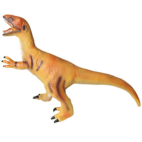 rainbow yuango 20" 10" 15" Educational Plastic Dinosaur Model Action Figures Toy Realistic Vinyl Plastic Dinosaur Model for Kids Soft Touch (Tyrannosaurus-1667) - Thumbnail 4