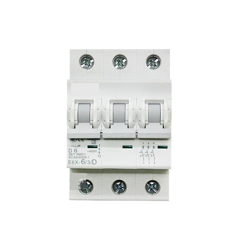 Disjoncteur miniature E6X-6/3/D 6 kA pour tableaux électriques exigus