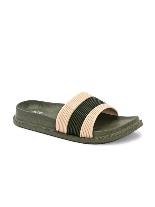 Image of SLIPOVER Flip Flop Slippers for Men (Twin Shade) Stylish|Comfortable|Soft|Lightweight|Anti-Skid|Lab tested|Casual|EVA Slippers|Chappal|Slides
