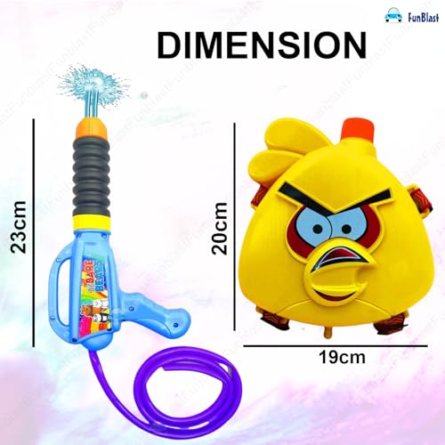 Image of FunBlast Holi Pichkari High Pressure Water Gun Toy for Kids with Tank Water, Pichkari for Kids, Holi Gun, Tank Capacity - 1 L, Made in India Pichkari Toys, Best Gift