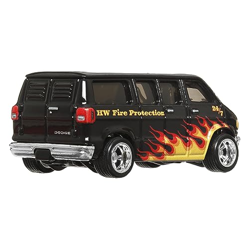 Premium Dodge Van #68 Hot Wheels 1/64 miniatura 3