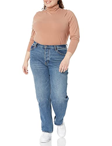Image of Amazon Essentials Women's Long-Sleeve Turtleneck Stretch Fleece (Available in Plus Size)