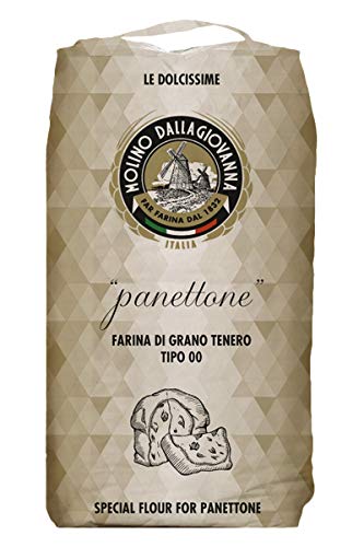 FARINA PANETTONE DI GRANO TENERO TIPO 00 PER DOLCI 5 Kg MOLINO DALLA GIOVANNA