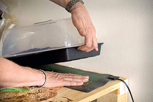 Plantenverwarmingsmat voor kleine kas - 20 W - 22x53 cm - Zwart - Image 4