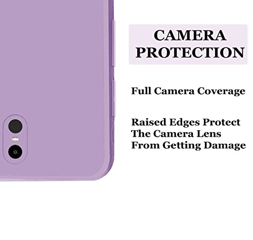 Image of A rtistque Liquid Silicone Back Cover Case for Redmi Note 4X Matte Shockproof TPU Soft Flexible with Camera Protection - Purple