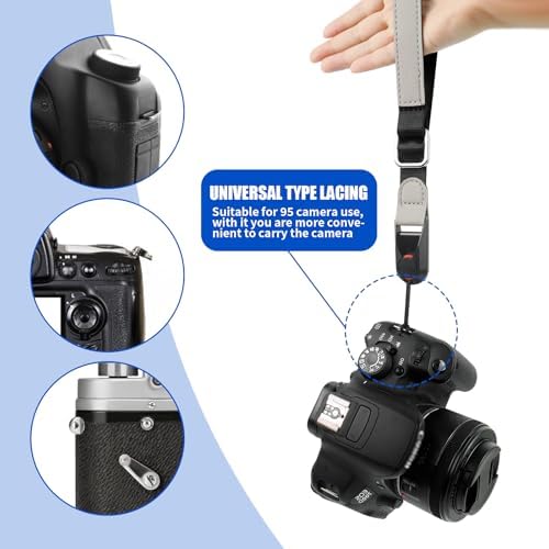 Image of Camera Belt Strap for Mirrorless Camera, Camera Strap, Quick Release Wrist Strap for Photography, Secure Hand Strap for DSLR Cameras, Single Unit Camera Accessory