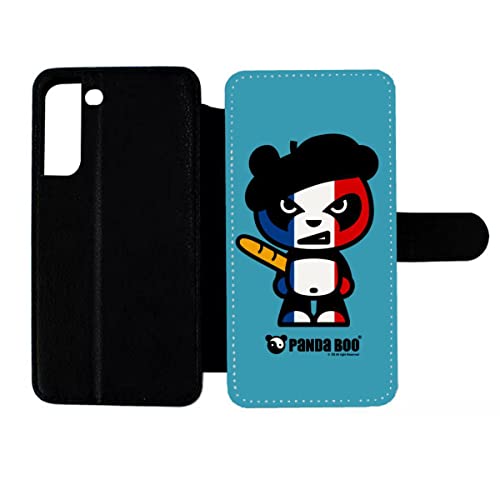 Etui Cuir pour Samsung Galaxy S22 Plus Panda au style chic et durable