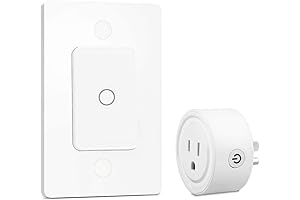 Mini Remote Control Outlet Adapter with Wall Switch