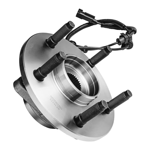Image of Detroit Axle - 2 Front Wheel Bearing Hubs for 2006 2007 2008 2009 Dodge Ram 1500 Wheel Bearing and Hubs Assembly 5 Lugs Pair Hubs Replacement