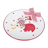 Assiette de rangement à domicile : peut être utilisée dans les maisons, les restaurants, les magasins d'alimentation, les hôtels, etc., assiette à salade en céramique