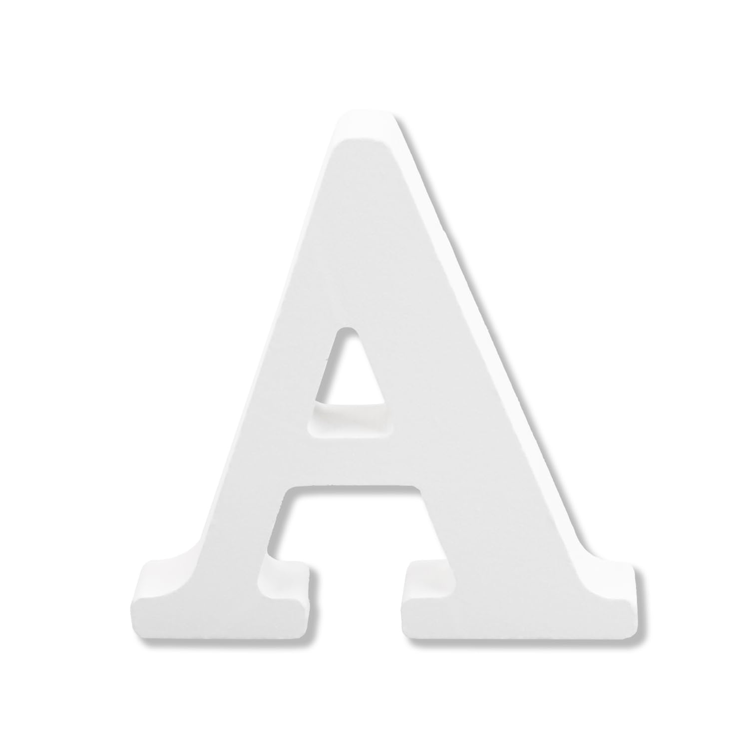 Bojueshaw White Wooden Letters,4 Inch Standing Alphabet,DIY Paintable Letters for Arts & Crafts,Home Decor