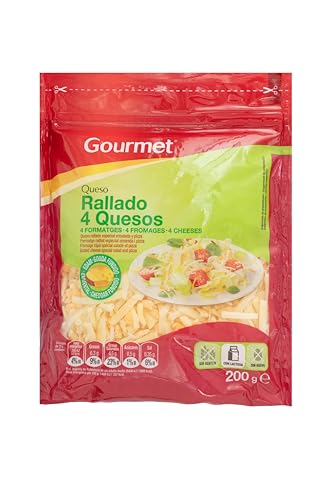 Marca Blanca - Gourmet Queso Cuatro Quesos Rallado, 200g