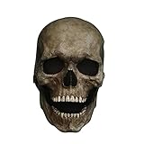 [Muévete libremente] La mandíbula de calavera es extraíble. Después de usarlo, puedes imitar un esqueleto y decir: mira mis ojos y te convertirás en el esqueleto más realista de la fiesta de disfraces.