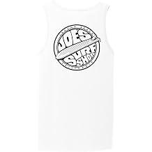 Joes Surf Shop Mens Graphic Logo Collection Heavyweight Cotton Tank Tops-S-4XL