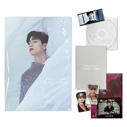 GOT7 - [Breath of Love : Last Piece] (MARK Ver.) Photobook + CD-R + Photocard + Mini Folding Poster + Moment Film + Keyring + Postcard + Polaroid + Poster + 1...