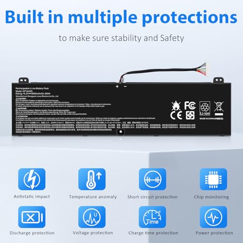 Image of AP18JHQ Laptop Battery Replacement for Acer ConceptD 7 CN715-71 CN715-72G CN715-73G Pro CN715-71P CN715-72P Ezel CC715-71 Pro CC715-71 CC715-71P CC715-72P Predator Triton 500 PT515-51 PT515-52