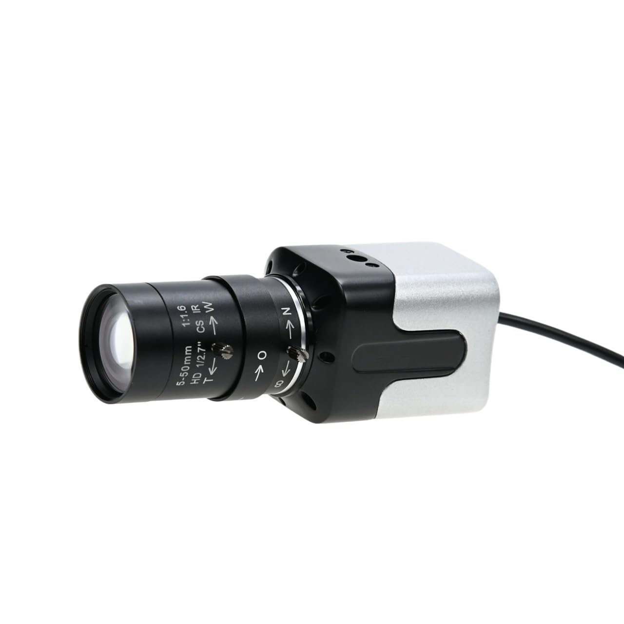Ultra HD 16MP USB Camera,IMX298,16 MegaPixel Mini Box Webcam, With Varifocal CS Lens 5-50mm 2.8-12mm,Plug And Play,4656X3496(6mm Fixed Focus)